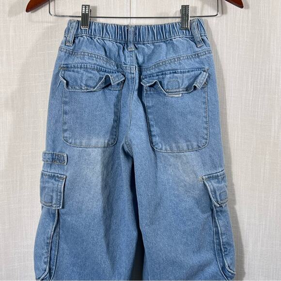 Forever 21 Cargo Jogger Denim Jean Size XS - Picture 7 of 10